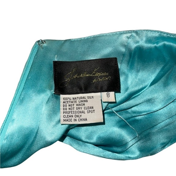 Johnathan Kayne 100% Silk Women Formal Dress Size 8 - Picture 13 of 13